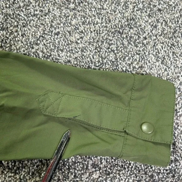 686 Everywhere Collection Snap Up Shirt Men Small Green Lightweight Long Sleeve - Picture 11 of 16